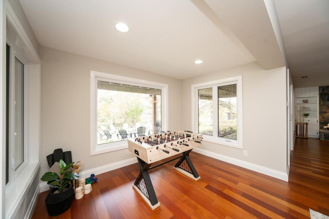 Muskokawaterfront Pooltable 98Tv 6Acres Villa ฮันต์สวิลล์ ภายนอก รูปภาพ
